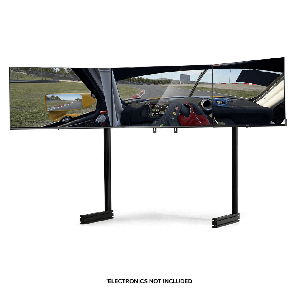 Next Level Racing Elite Free Standing Monitor Stand Triple Add on Black Edition5