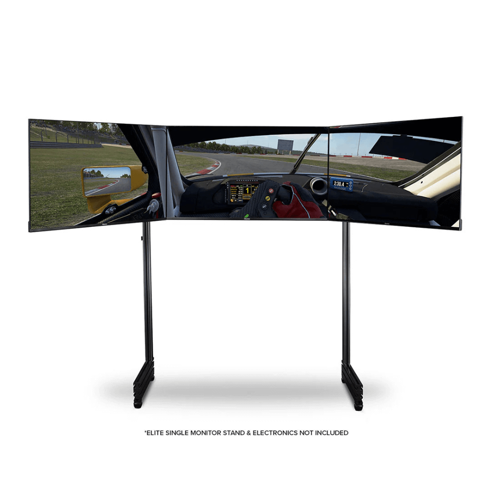 Next Level Racing Elite Free Standing Monitor Stand Triple Add on Carbon Grey5