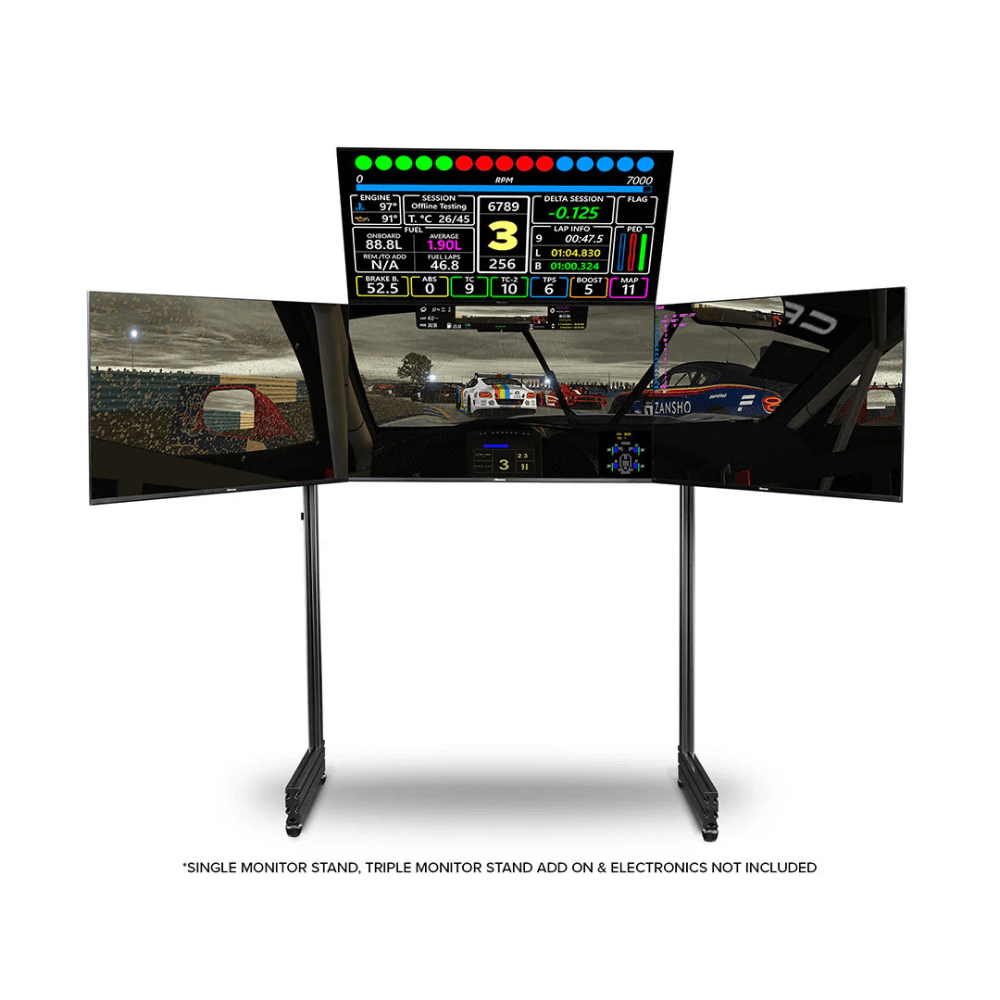 Next Level Racing Elite Freestanding Overhead Quad Monitor Stand Add On carbon grey2