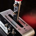 Close up image of the Thrustmaster TSS Handbrake shifter and handbrake 