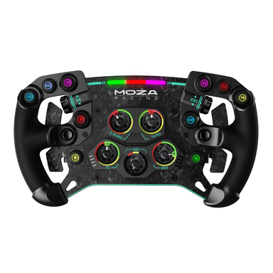 Moza GS Front View of steering wheel