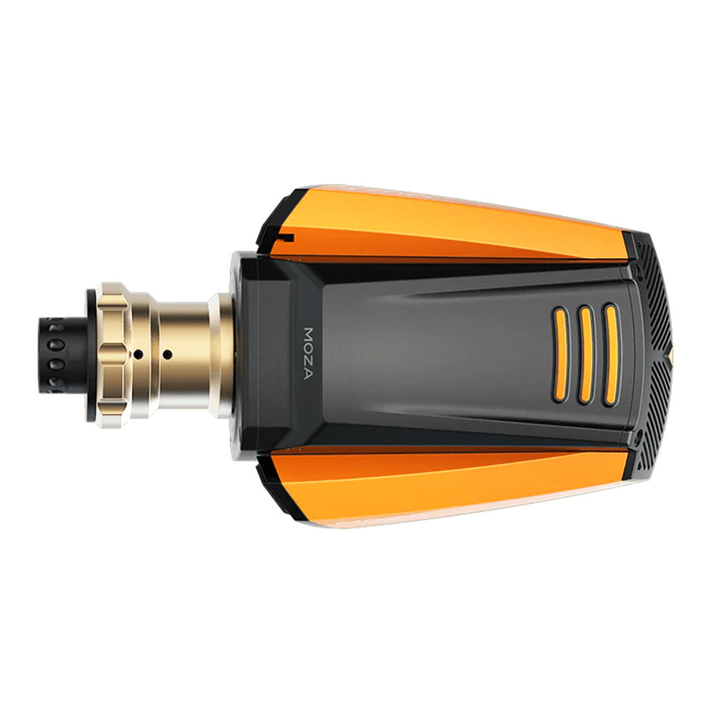 image of the R16 in orange looking at the top of it from directly above it.