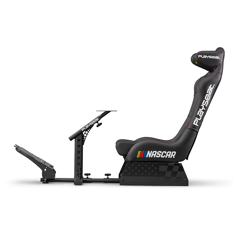 Playseat Evolution Pro racing cockpit Nascar edition side view