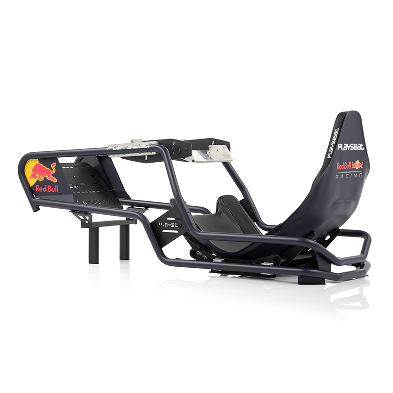 Playseat Formula Intelligence Red Bull Edition rear right view of the whole cockpit