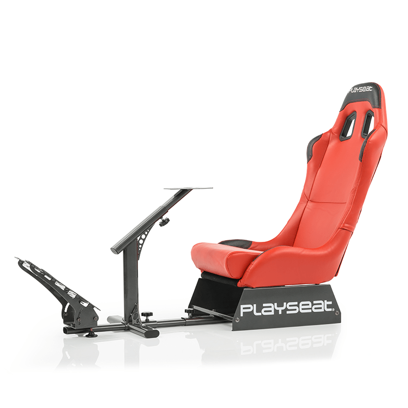Front side view of the Playseat Evolution in red