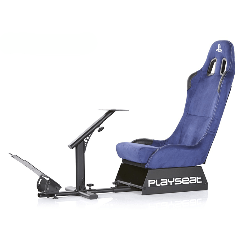 Front side view of the Playseat Evolution in blue