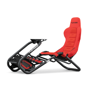 Playseat Trophy seat in red with no peripherals attached